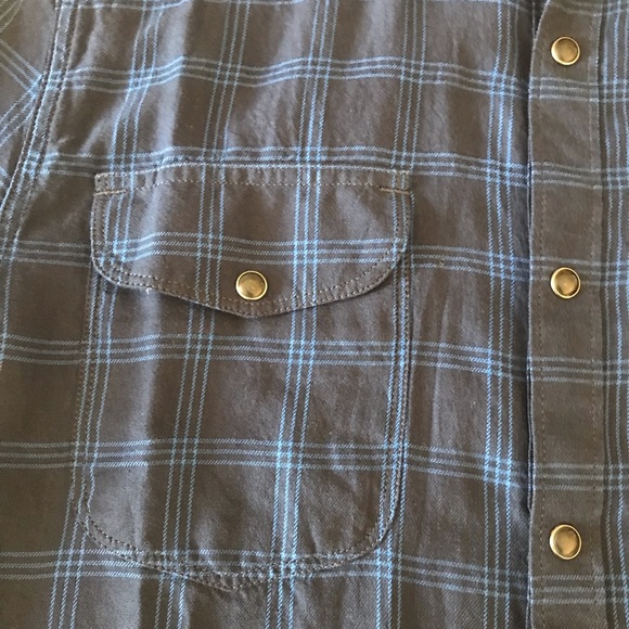 Lucky Brand button down short sleeve with snaps - Picture 13 of 13